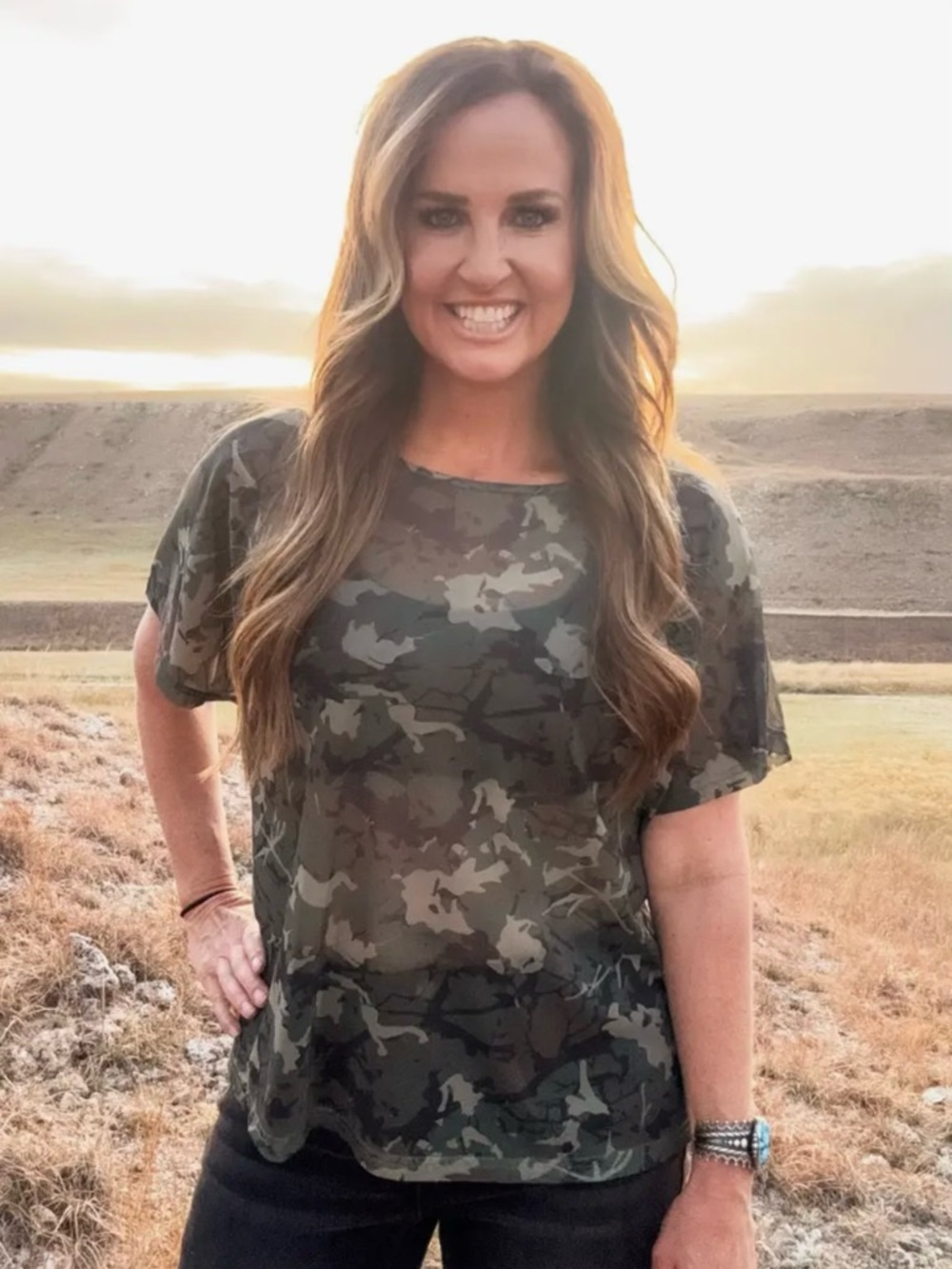 Camo Kreek Mesh Top